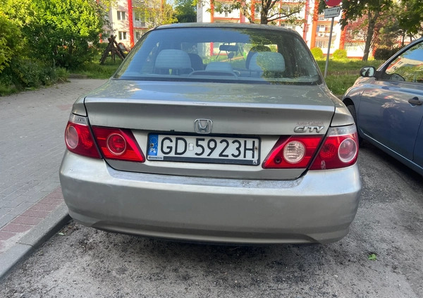 Honda City cena 2900 przebieg: 300000, rok produkcji 2006 z Gdańsk małe 56